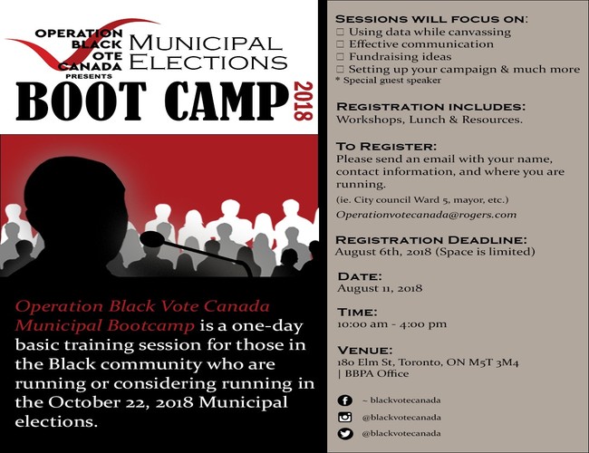 OBVC - Municipal Bootcamp Flyer